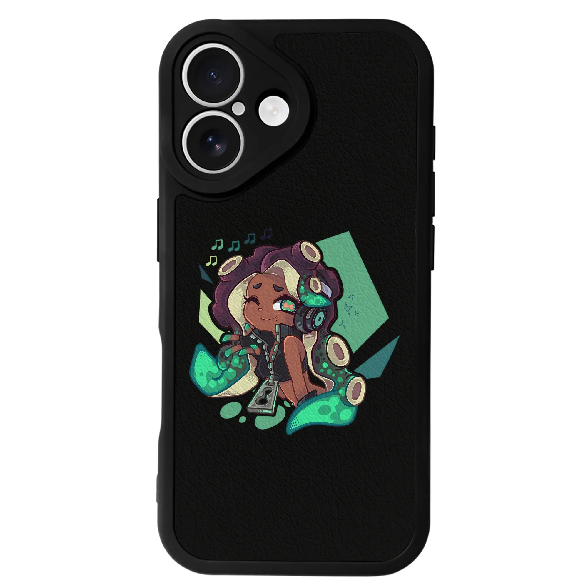 スプラトゥーン グッズ,イイダ - IPhone 16シリーズ対応 ・ シリコンスマホケース ・ レザー調 ・ 高精度フィット ・ 耐衝撃 ・ ワイヤレス充電対応 ・ 精密カット